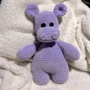 Crochet toys hippo
